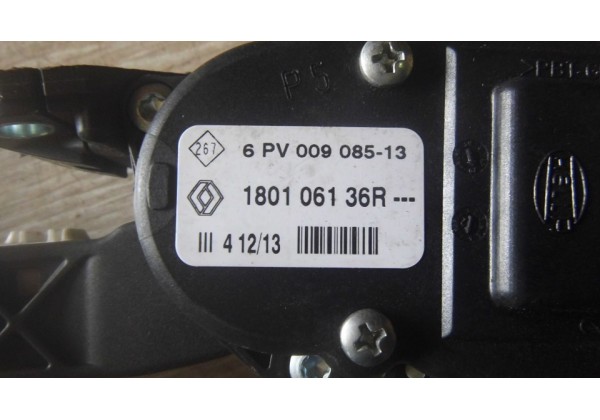 Педаль газа Renault Sandero 2, Logan 2, Duster, 1.5 dci, 180106136R